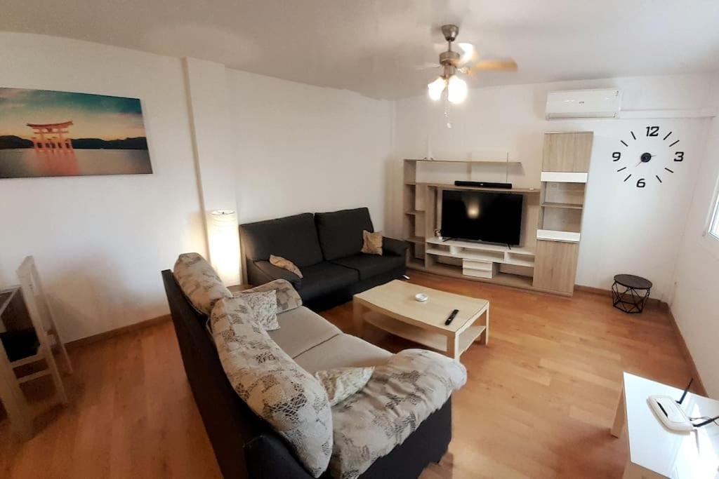 3F, Aire Acondic, 80M2, 2 Dormitorios, 4 Huespedes, Wifi Gratis La Línea de la Concepción Buitenkant foto